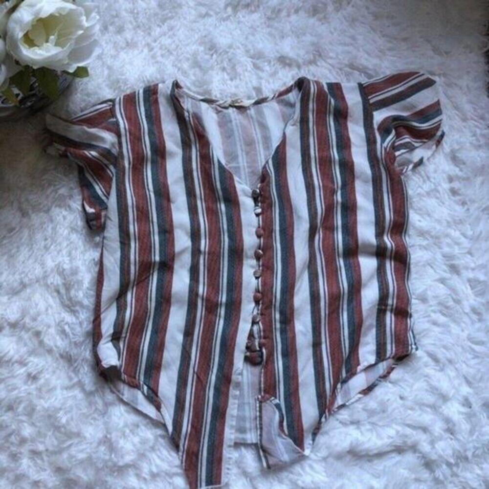 Sim & Sam Belly Junior Shirt w/Front Tie - Size XL